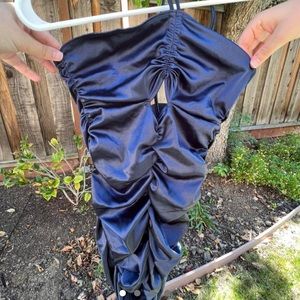 navy motel rocks bodycon dress